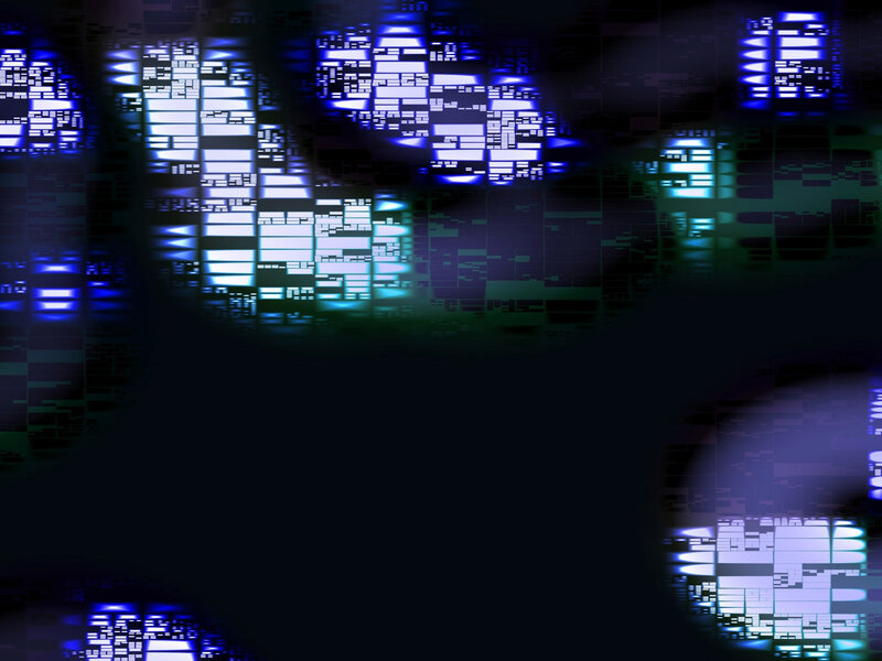 Abstract Digital Pattern — Blue, Technological
