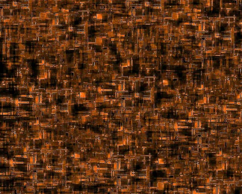 Abstract Digital Pattern — Brown