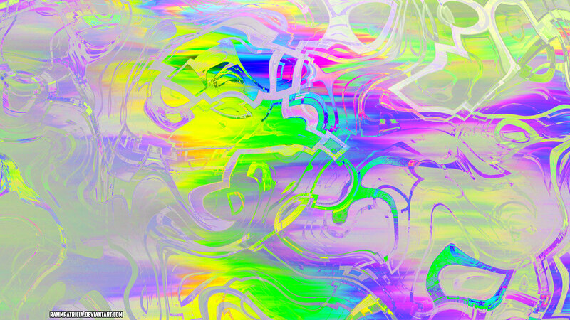 Abstract Digital Pattern — Green, Vibrant