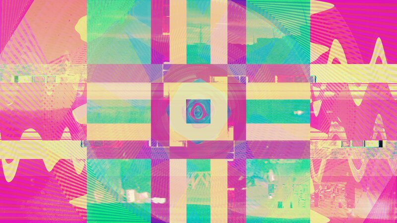 Abstract Digital Pattern — Pink, Vibrant, Digital Art
