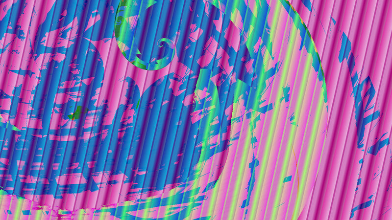 Abstract Digital Pattern — Pink, Vibrant
