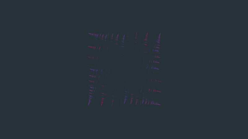 Abstract Digital Pattern — Purple, Dark