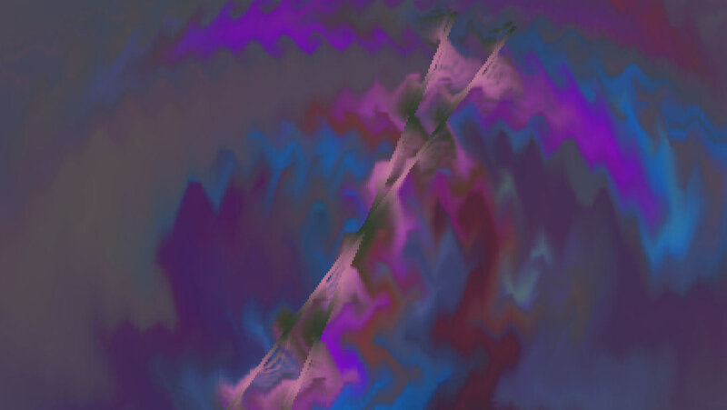 Abstract Digital Pattern — Purple, Hypnotic, Digital Art, Blue, Wavy Lines