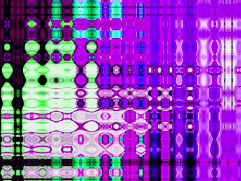 Abstract Digital Pattern — Purple, Hypnotic