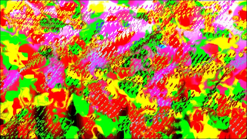 Abstract Digital Pattern — Red, Chaotic, Digital Art