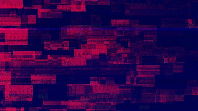 Abstract Digital Pattern — Red, Dark