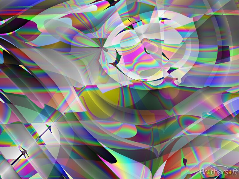 Abstract Digital Pattern — White
