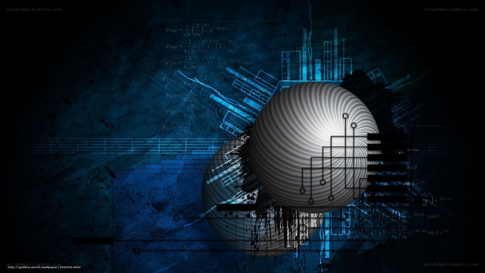 abstract digital science wallpaper