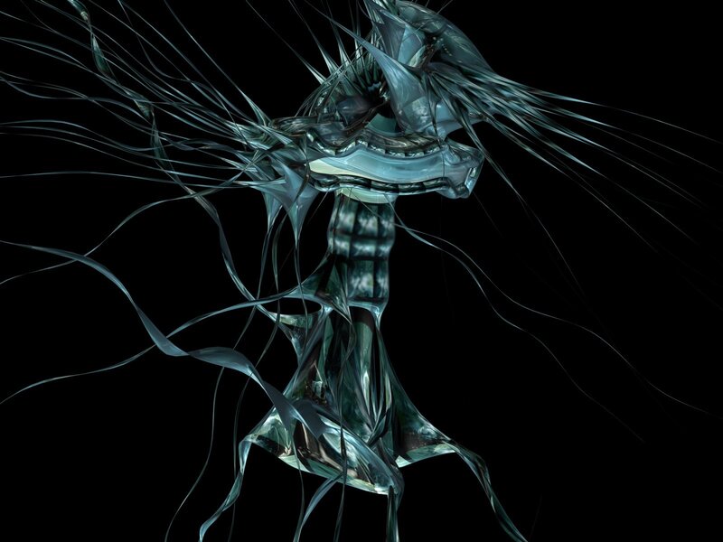 Abstract digital sculpture