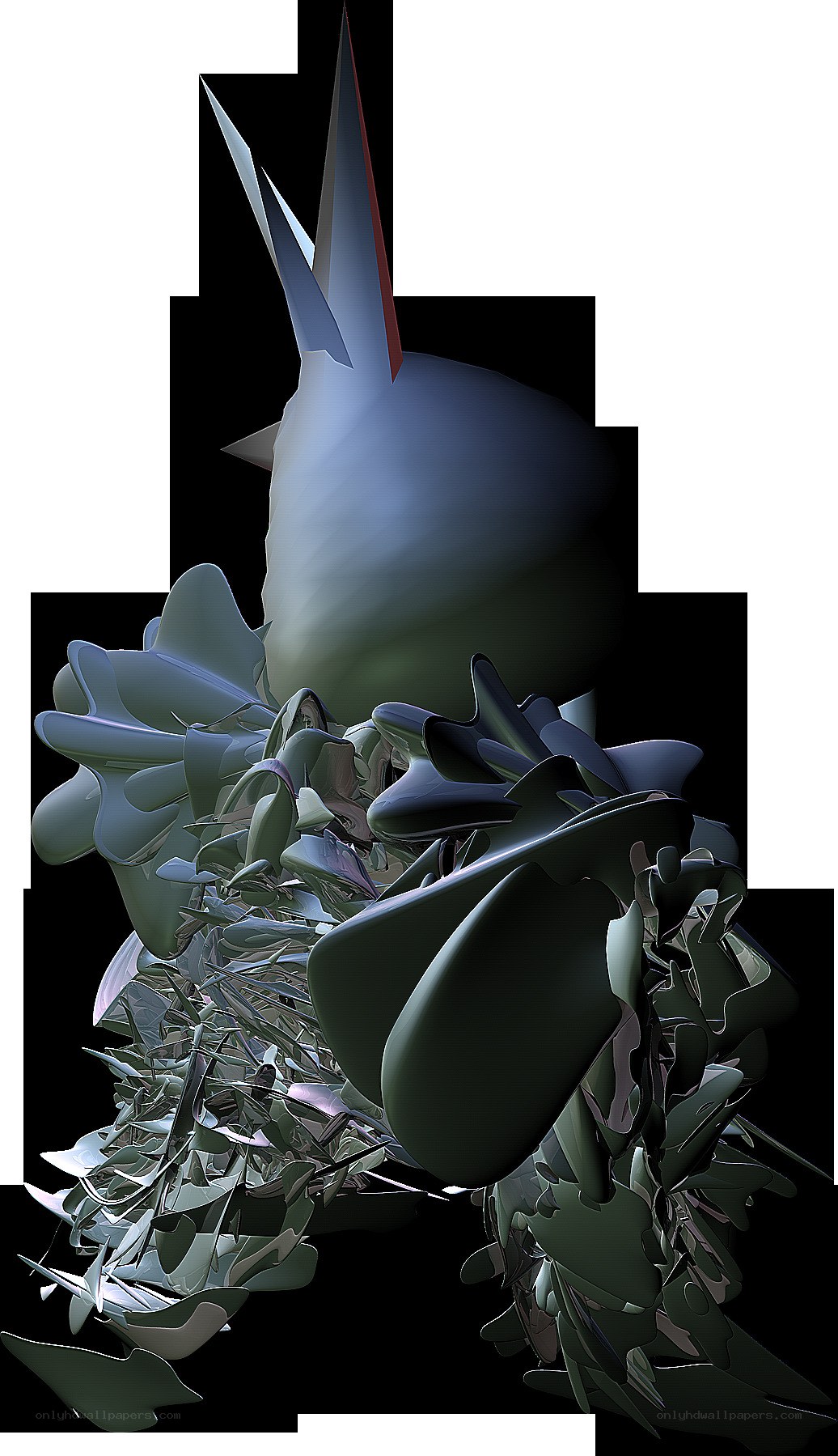 abstract digital sculpture