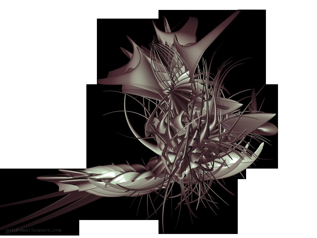 abstract digital sculpture
