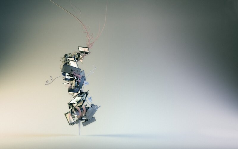 abstract digital sculpture