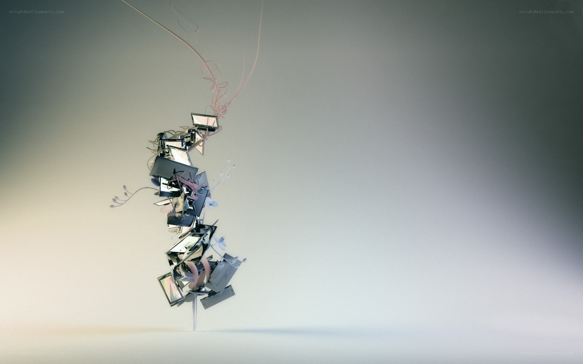 abstract digital sculpture