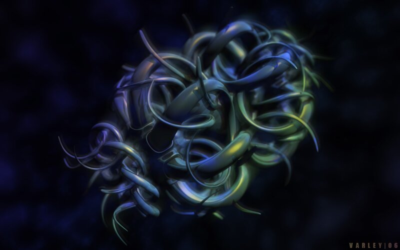 abstract digital sculpture