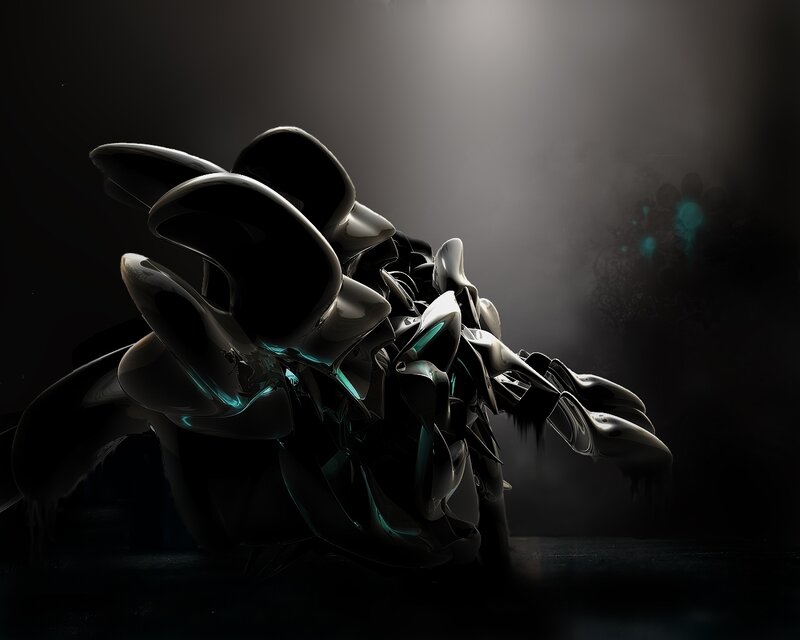 Abstract digital sculpture