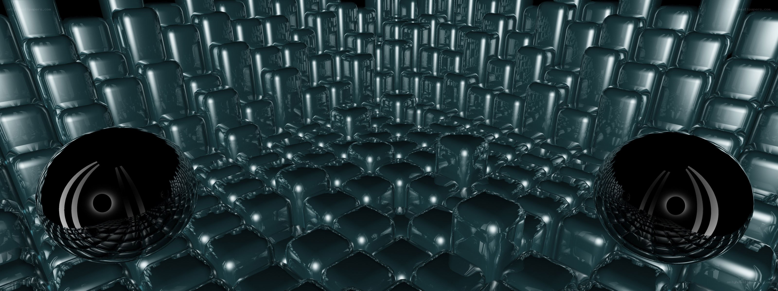abstract digital sphere grid