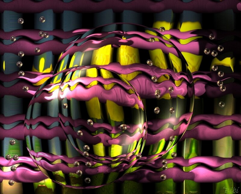 Abstract Digital Spheres