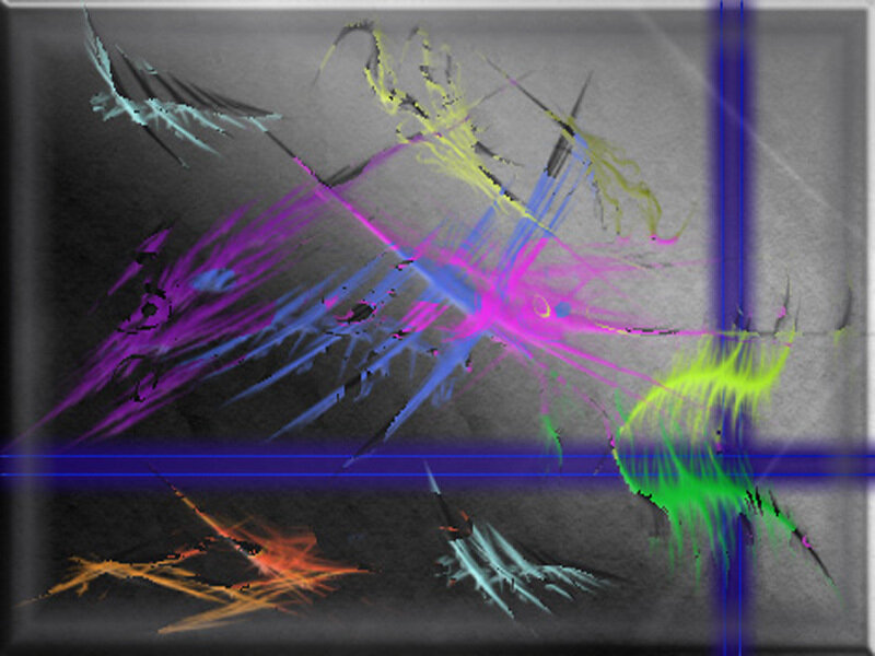 Abstract Digital Splashes