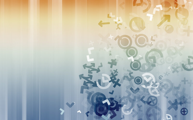 abstract digital symbols background