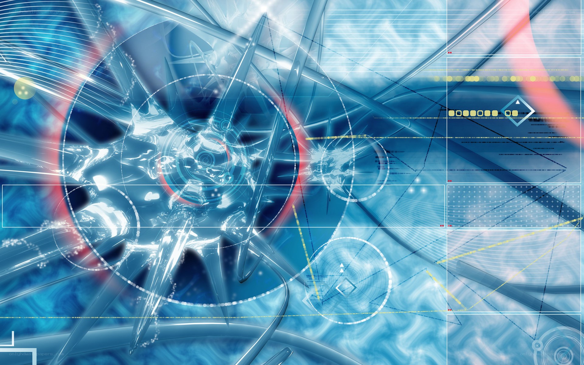 abstract digital technology background