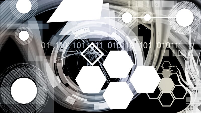 abstract digital technology design