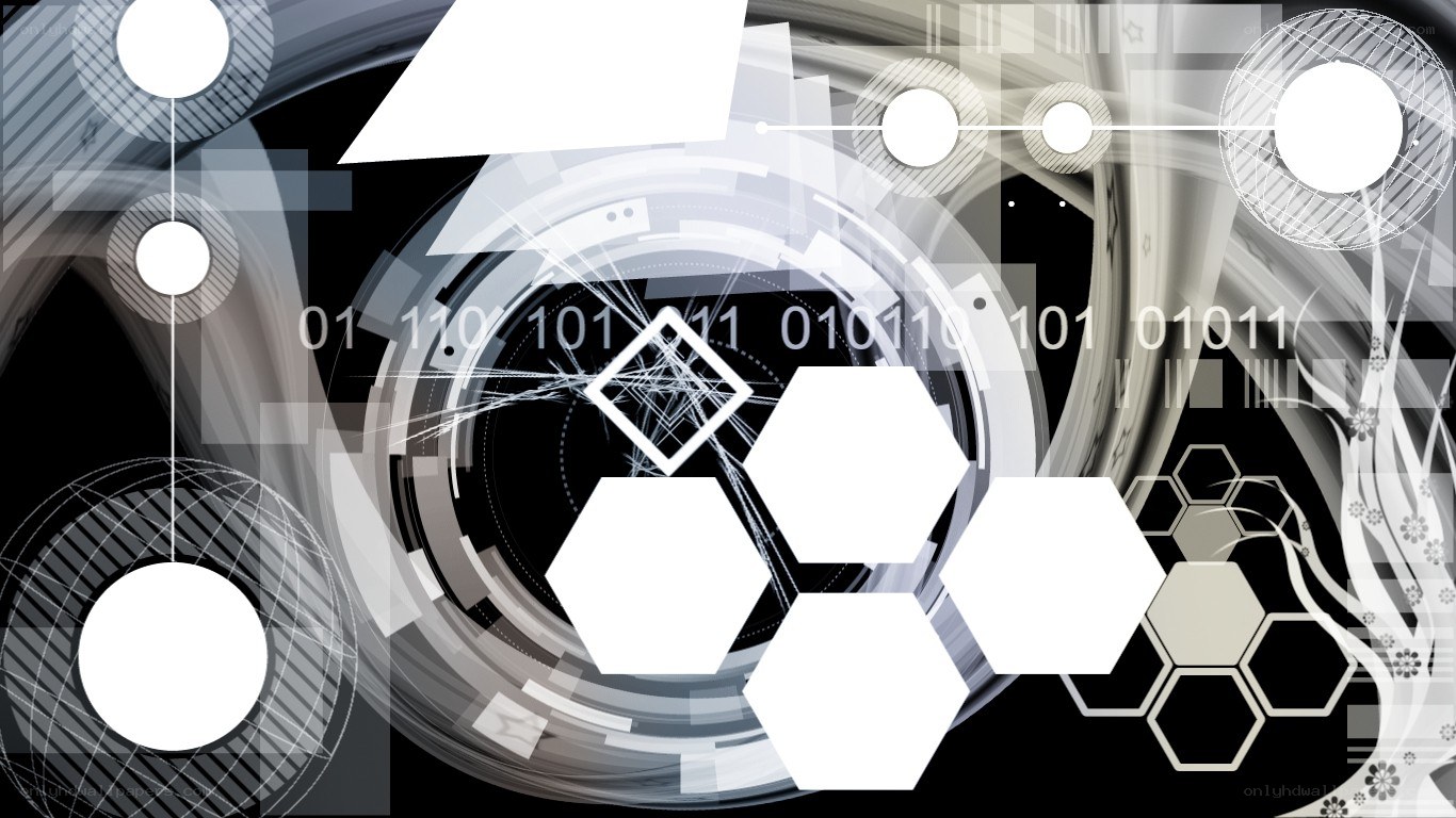 abstract digital technology design