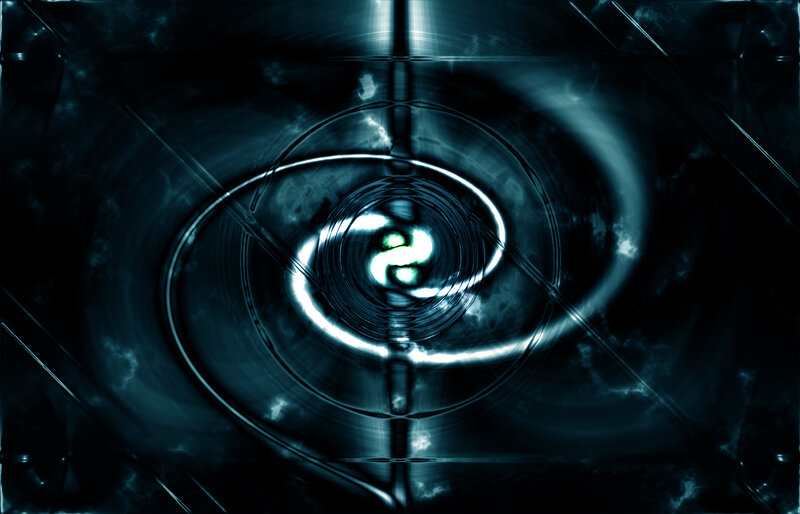 abstract digital tunnel