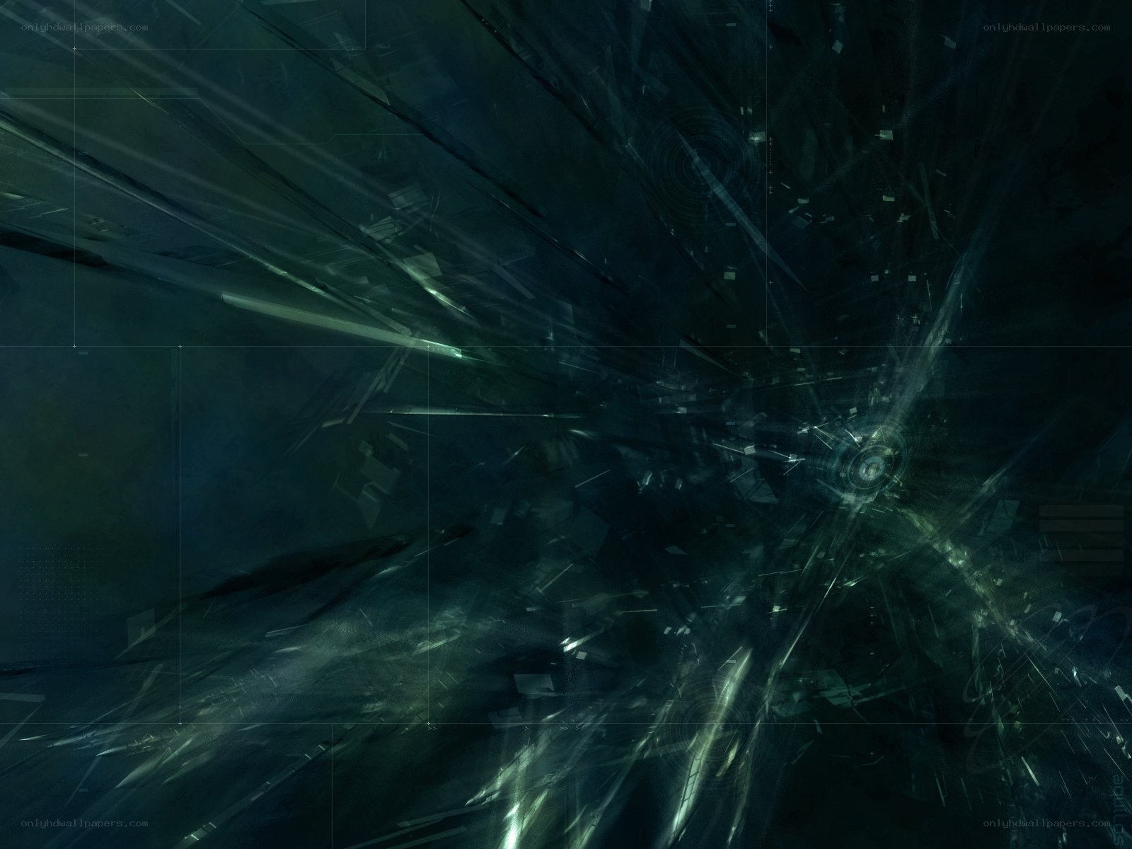 abstract digital tunnel