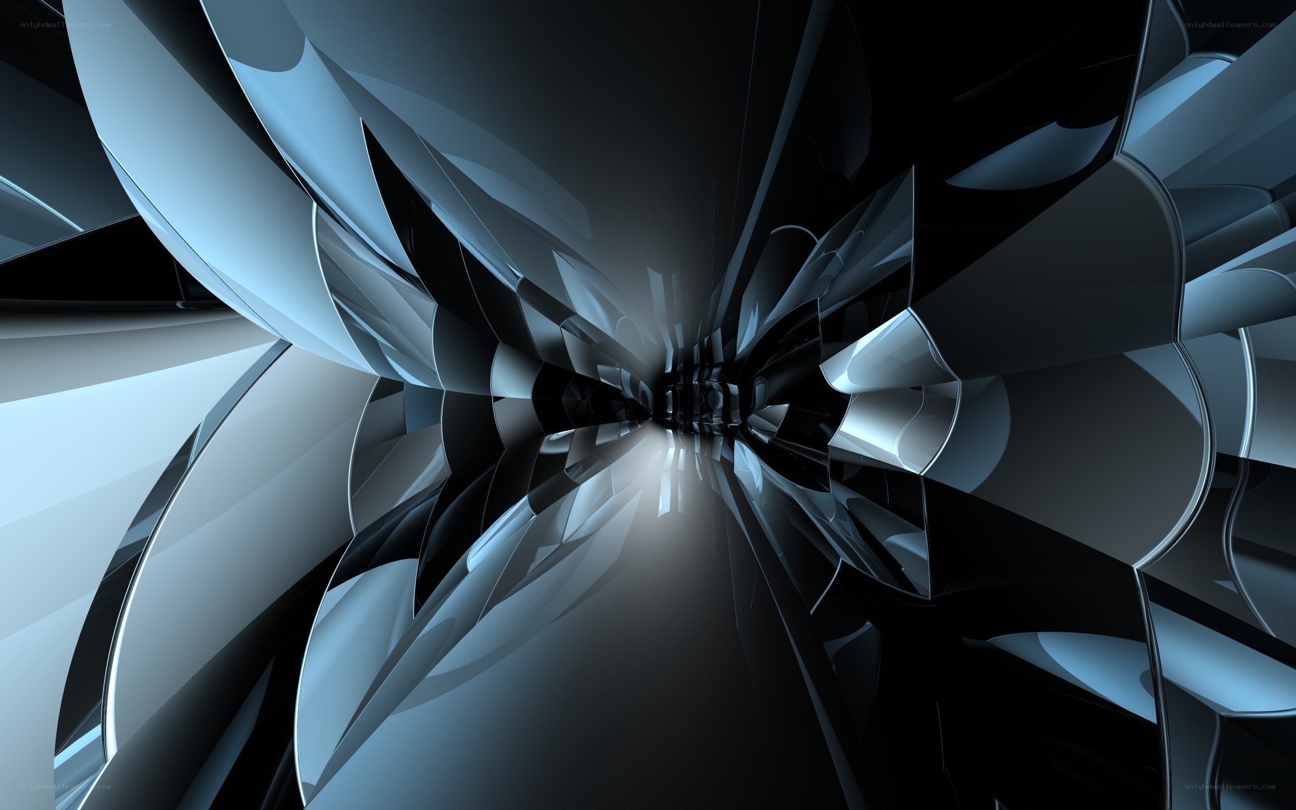 abstract digital tunnel