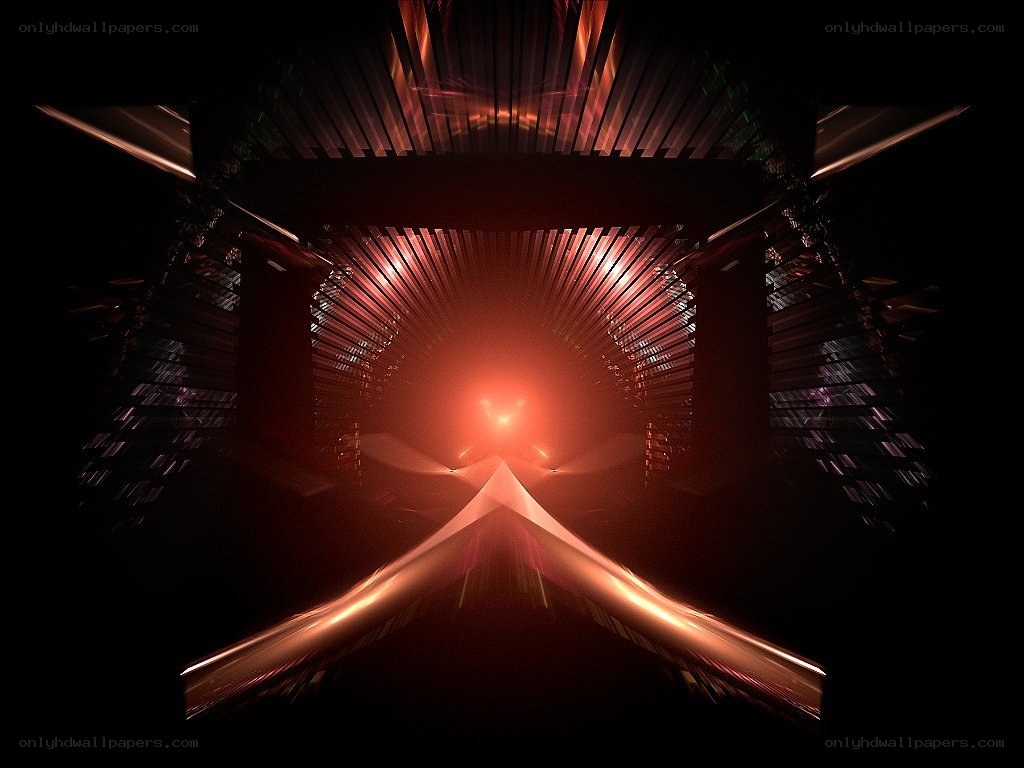 abstract digital tunnel