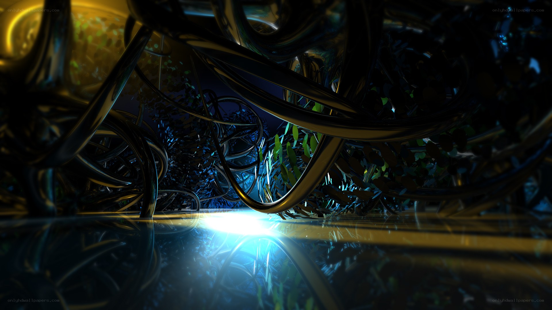 abstract digital tunnel