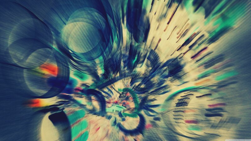 Abstract Digital Tunnel — Blue, Dynamic
