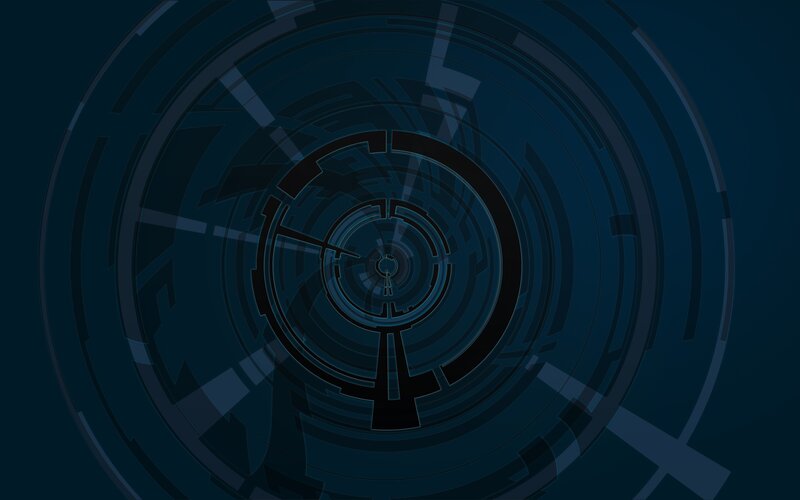 abstract digital tunnel design