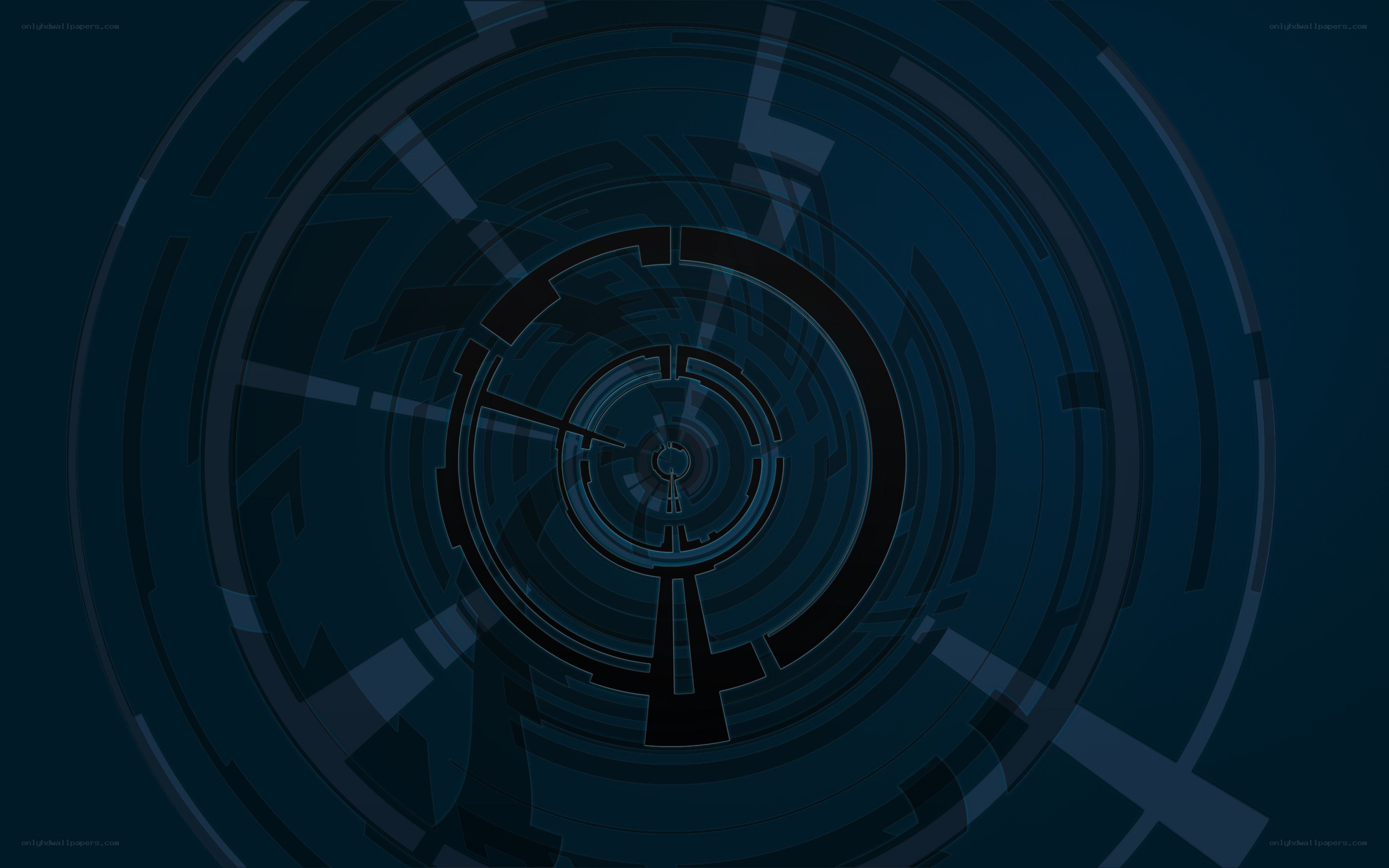 abstract digital tunnel design