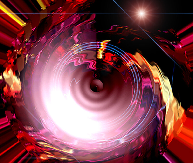 Abstract digital vortex
