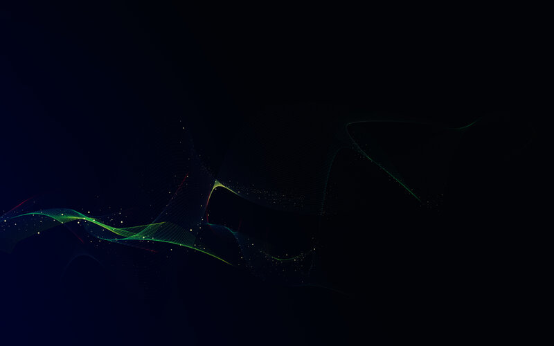 Abstract digital wave animation