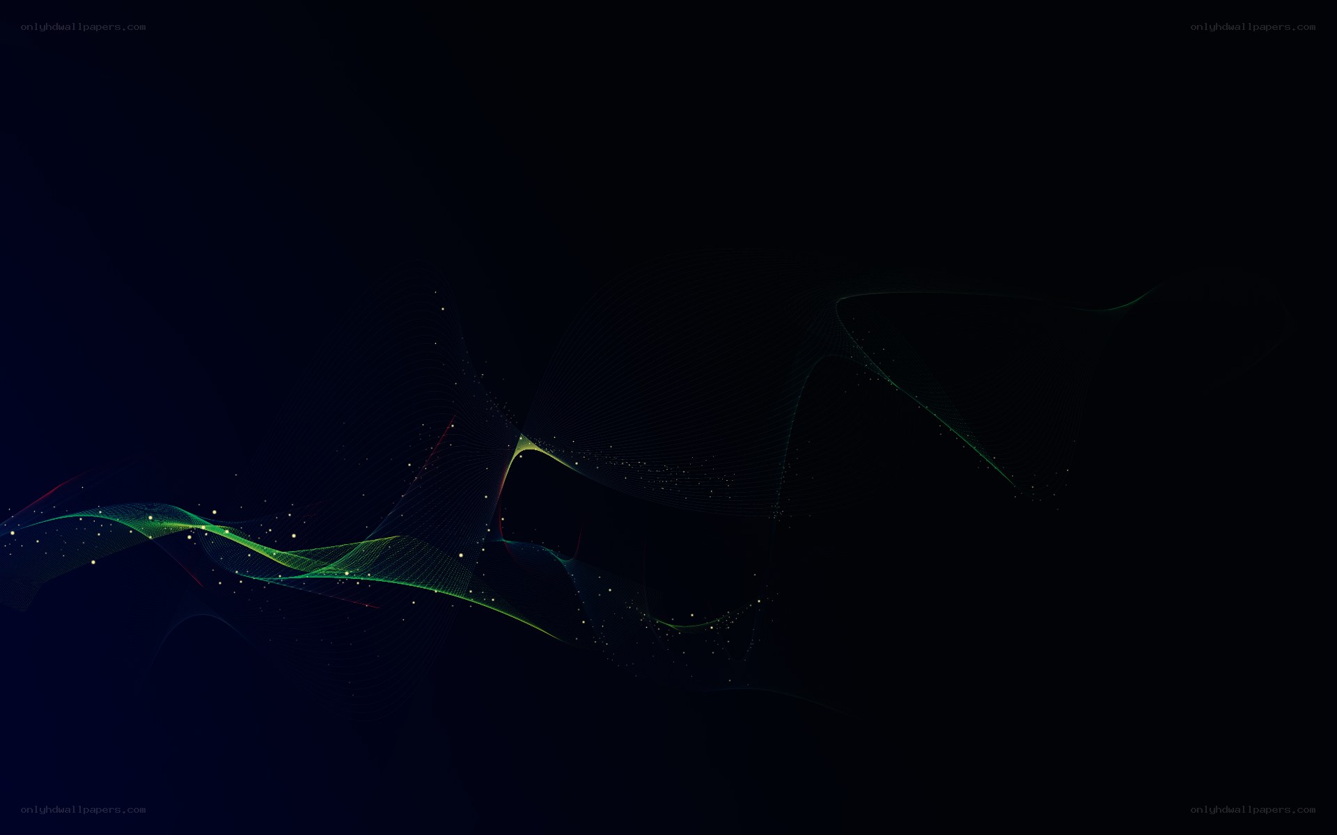 Abstract digital wave animation