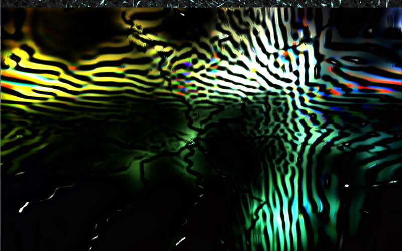 Abstract digital wave patterns