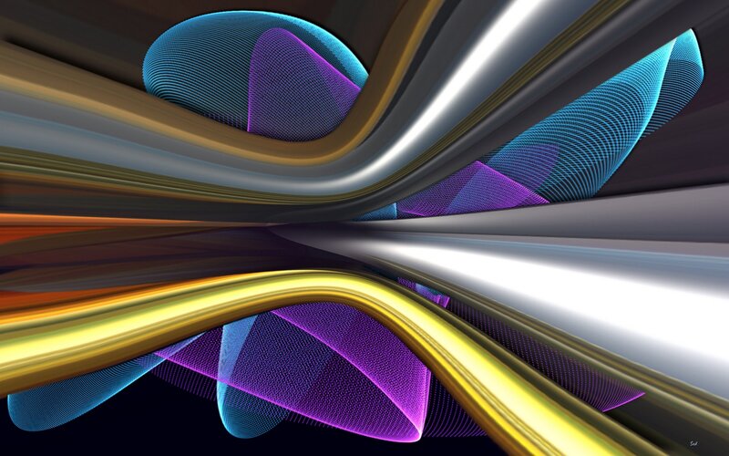 Abstract digital waveforms