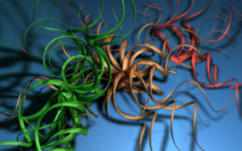 Abstract DNA-like structures