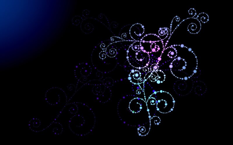 abstract dot swirl pattern