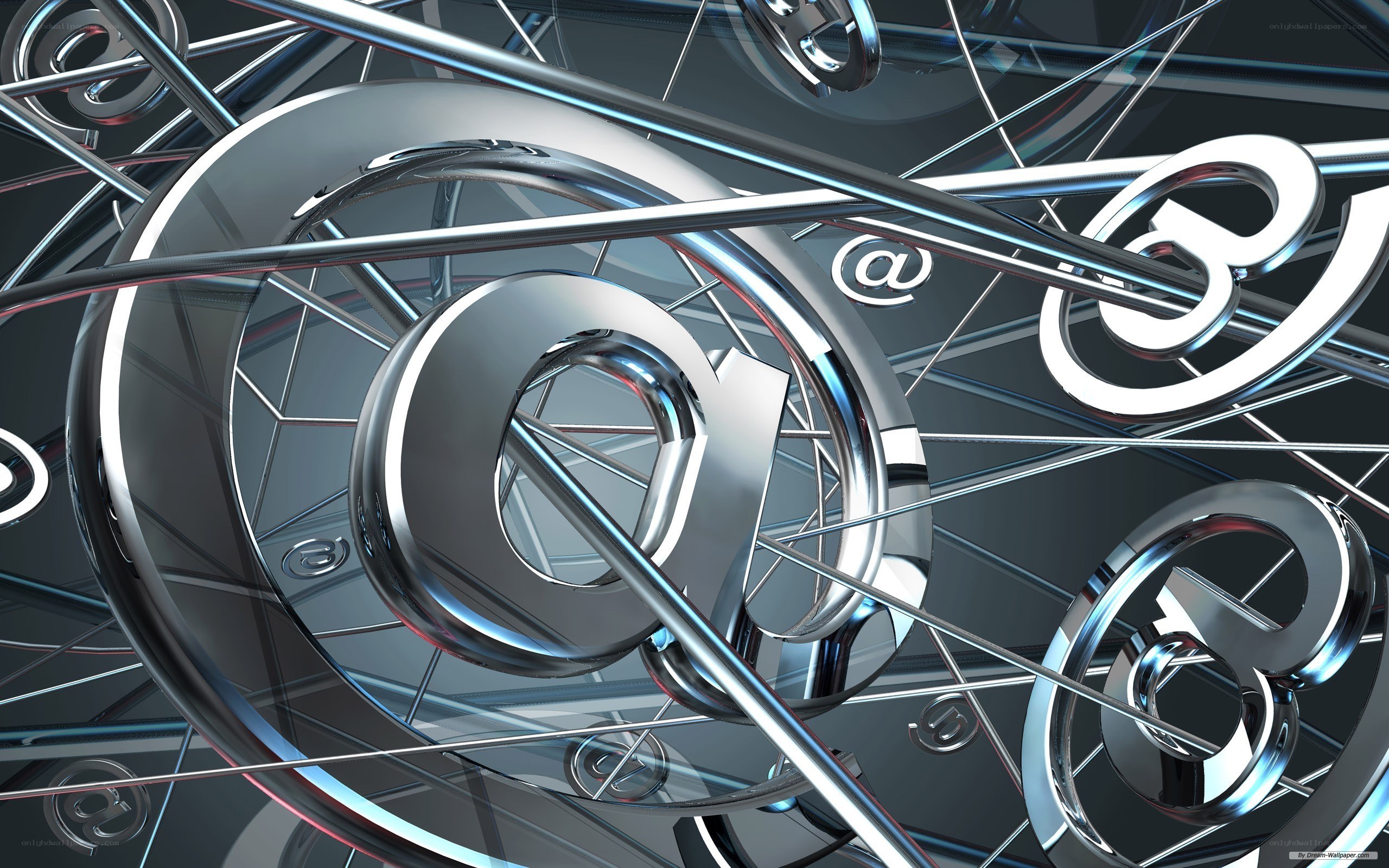 abstract email symbol art
