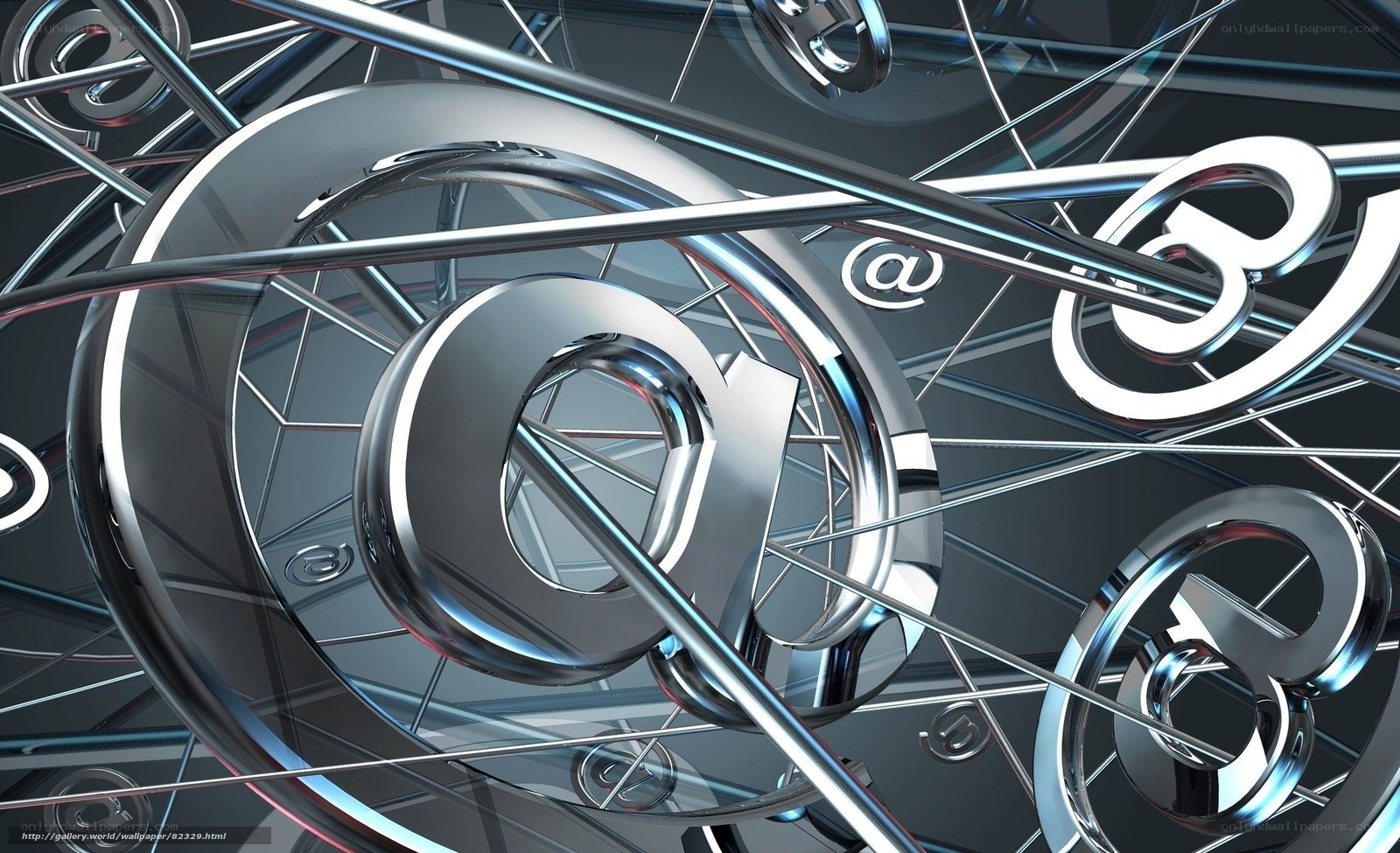abstract email symbol design
