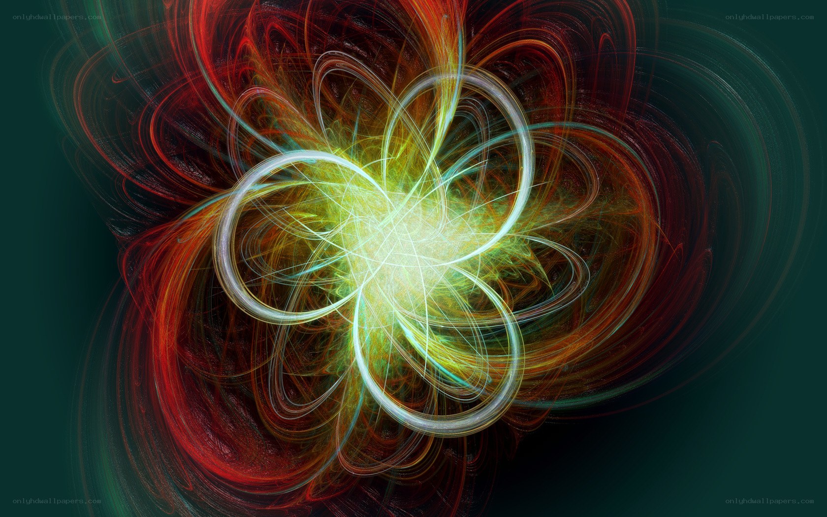 Abstract energy burst