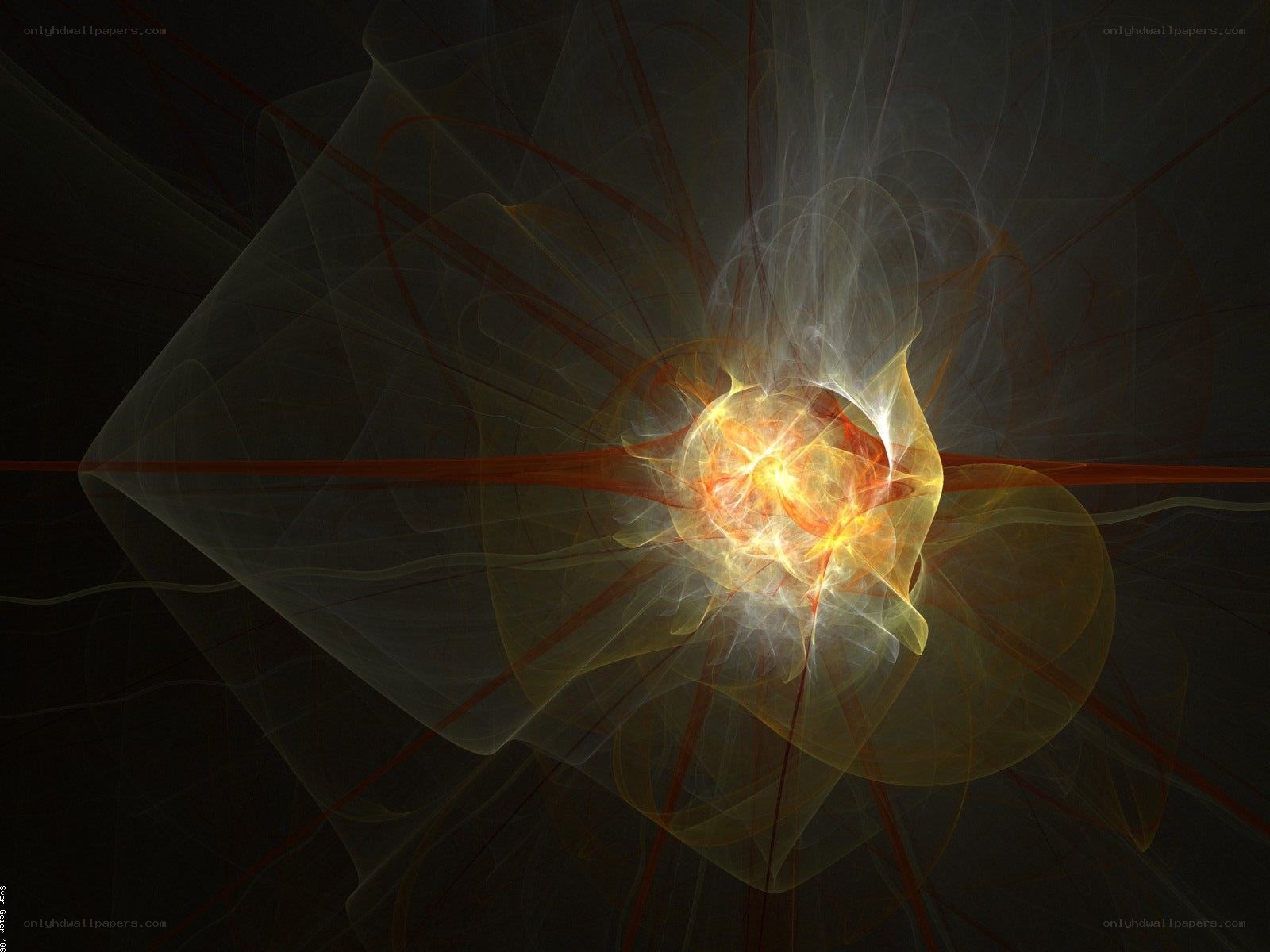 Abstract energy burst