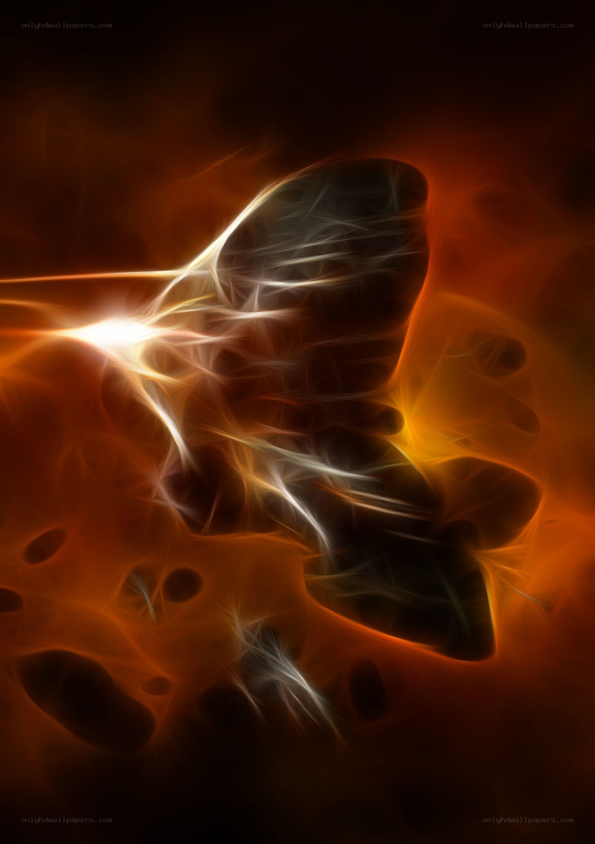 Abstract energy burst