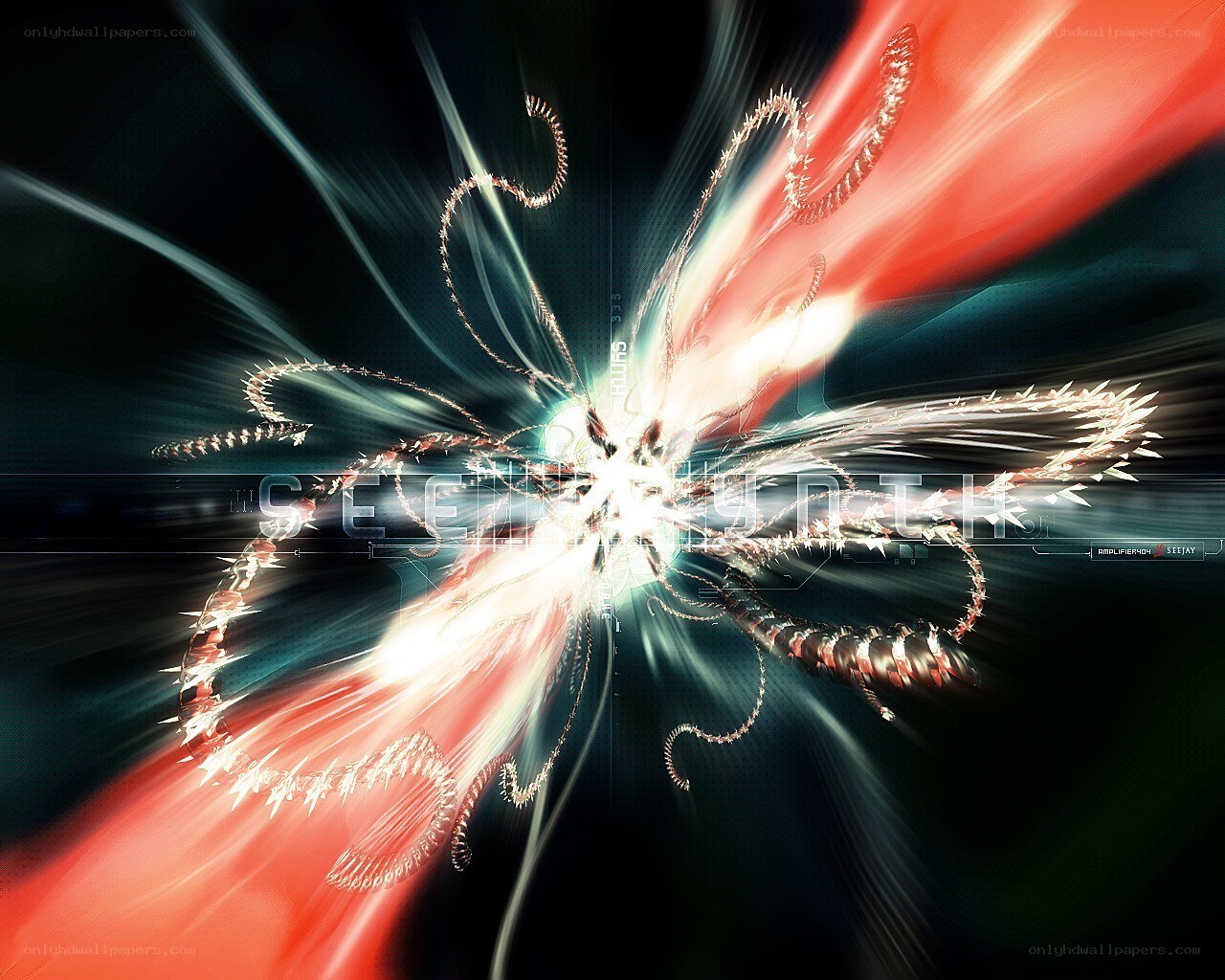abstract energy burst
