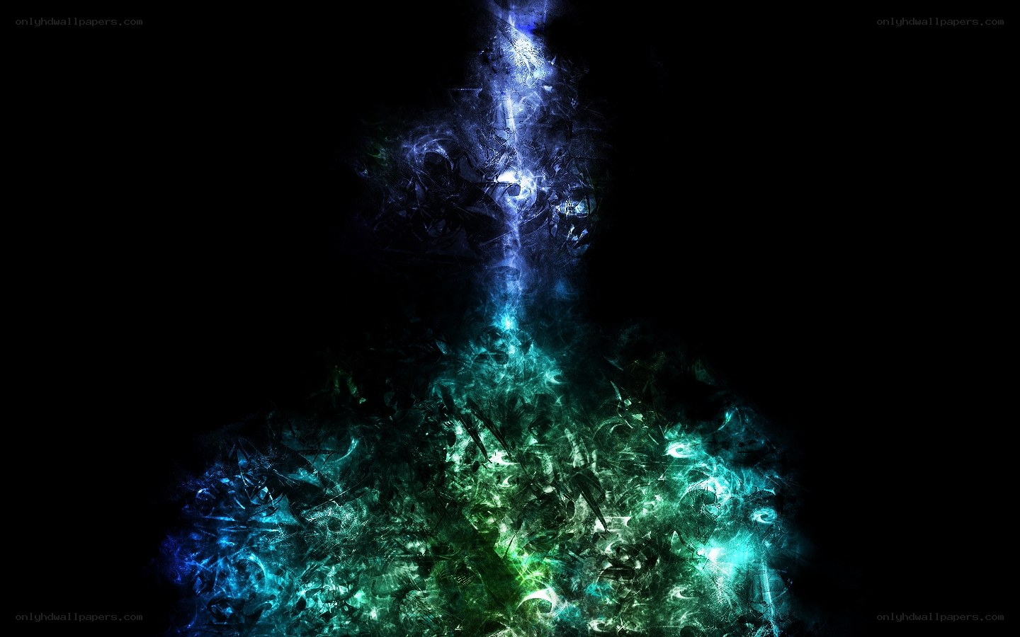 Abstract energy burst
