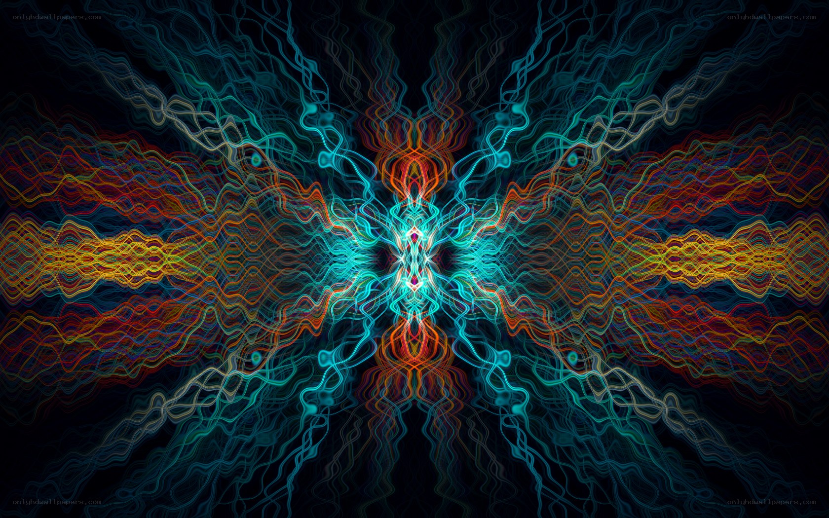 Abstract energy burst