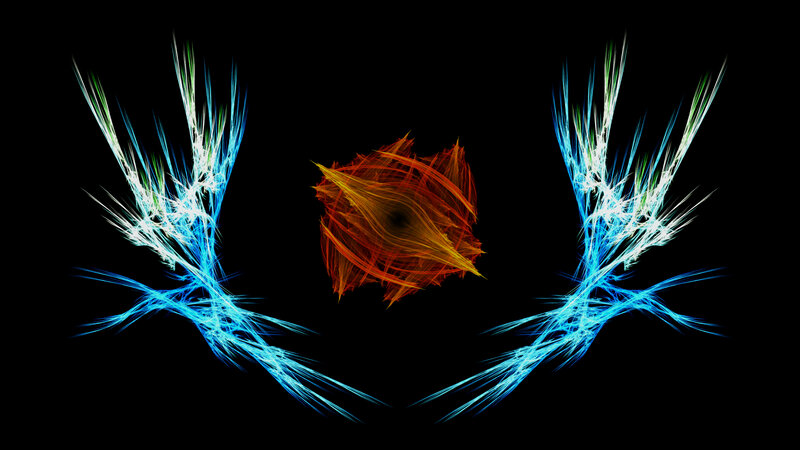 Abstract energy burst design